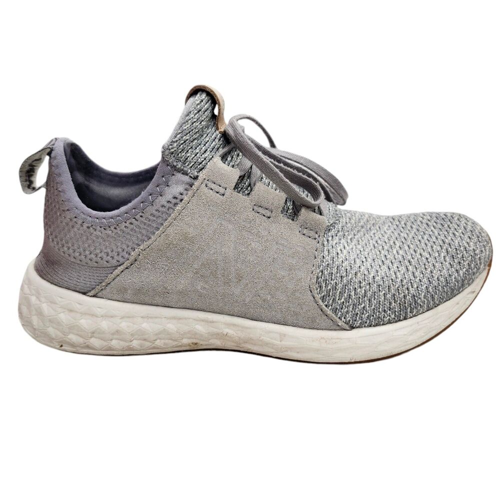 New Balance Fresh Foam Cruz V1 Reissue Womens 8 Athletic Shoes Gray Knit Running - Picture 2 of 10